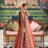 Gulabo - Watermelon-Pink Peshwas with Azar Pants & Dupatta - Image 5