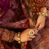 Gulabo - Watermelon-Pink Peshwas with Azar Pants & Dupatta - Image 4