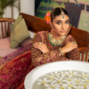 Gulabo - Watermelon-Pink Peshwas with Azar Pants & Dupatta - Image 2