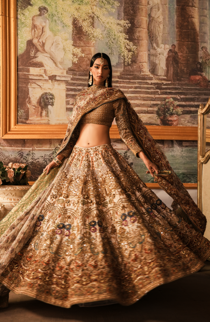 Ethereal White Bridal Lehnga