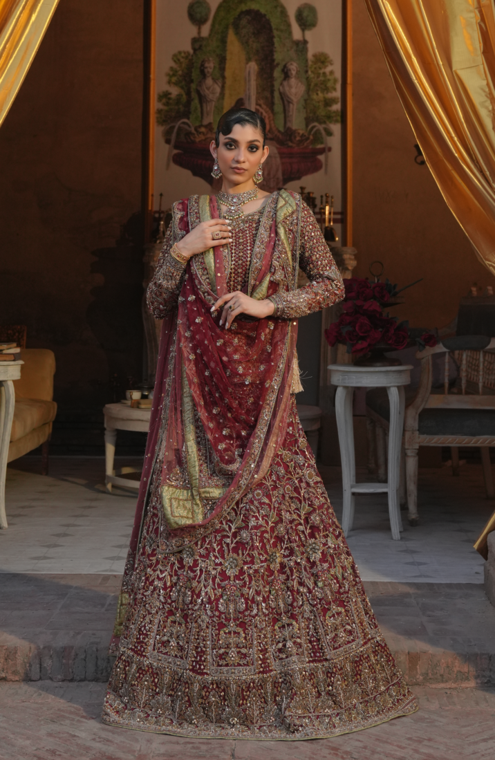 Red Bridal Ensemble